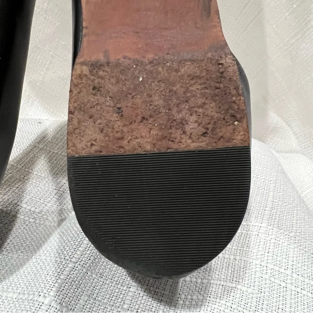 Cole Haan Flats Blue Navy Snakeskin Pattern Pointed Toe Women’s Size 8.5B - Picture 12 of 16